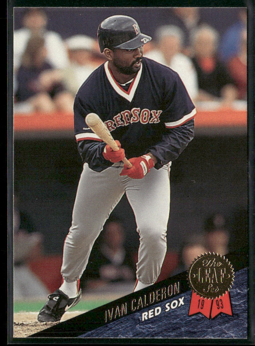 Ivan Calderon 1993 Leaf #242 Boston Red Sox