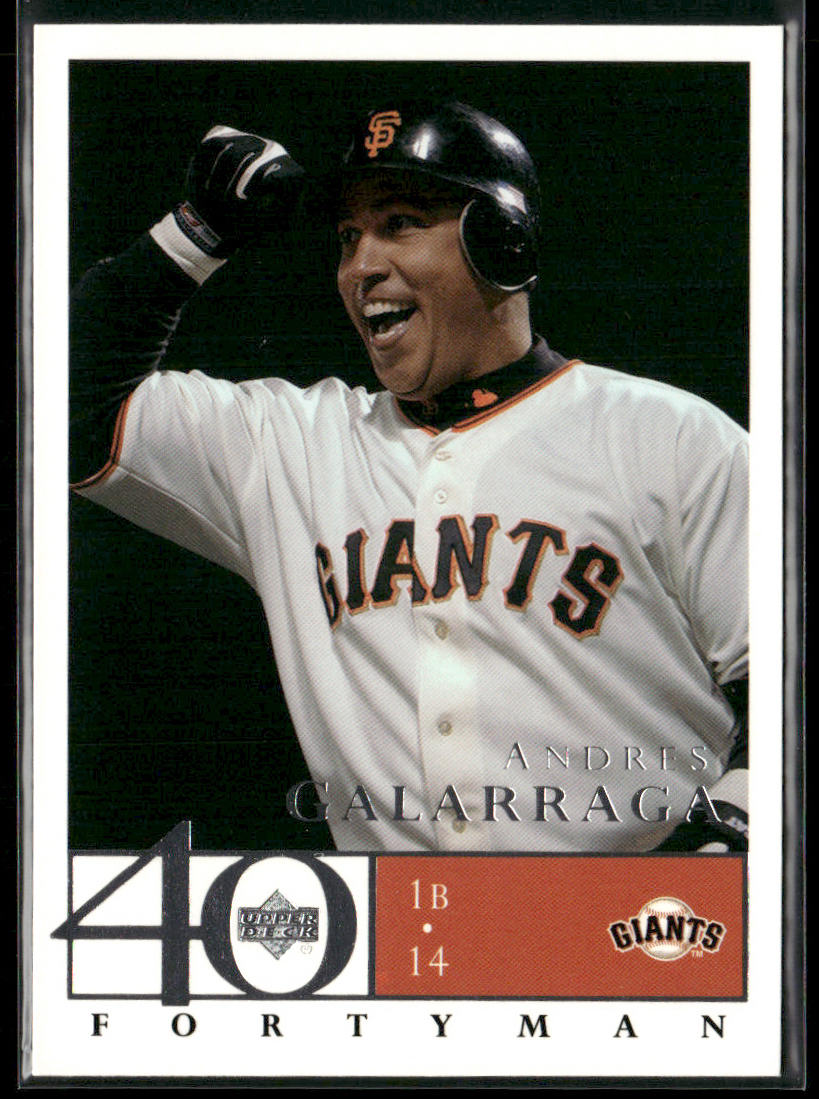 Andres Galarraga 2003 Upper Deck 40-Man #564 San Francisco Giants