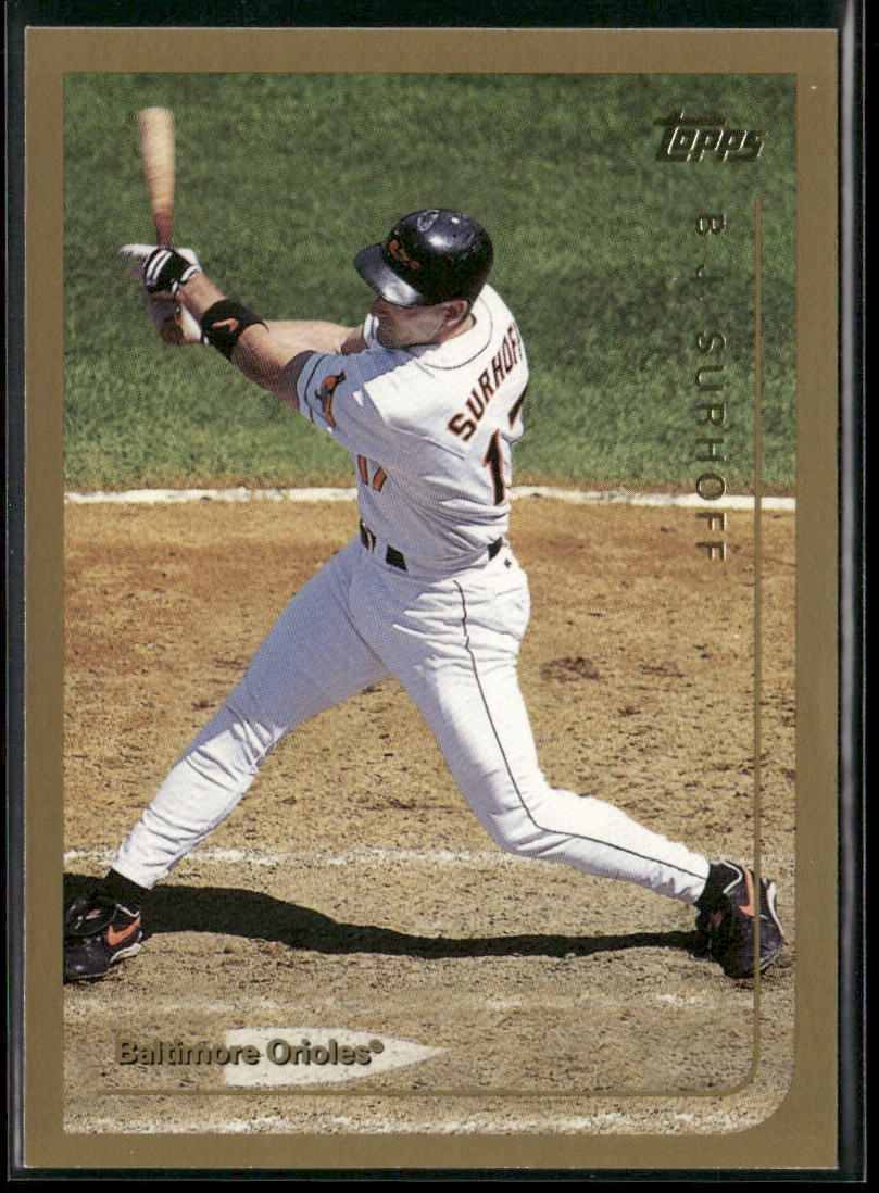 B.J. Surhoff 1999 Topps #198 Baltimore Orioles