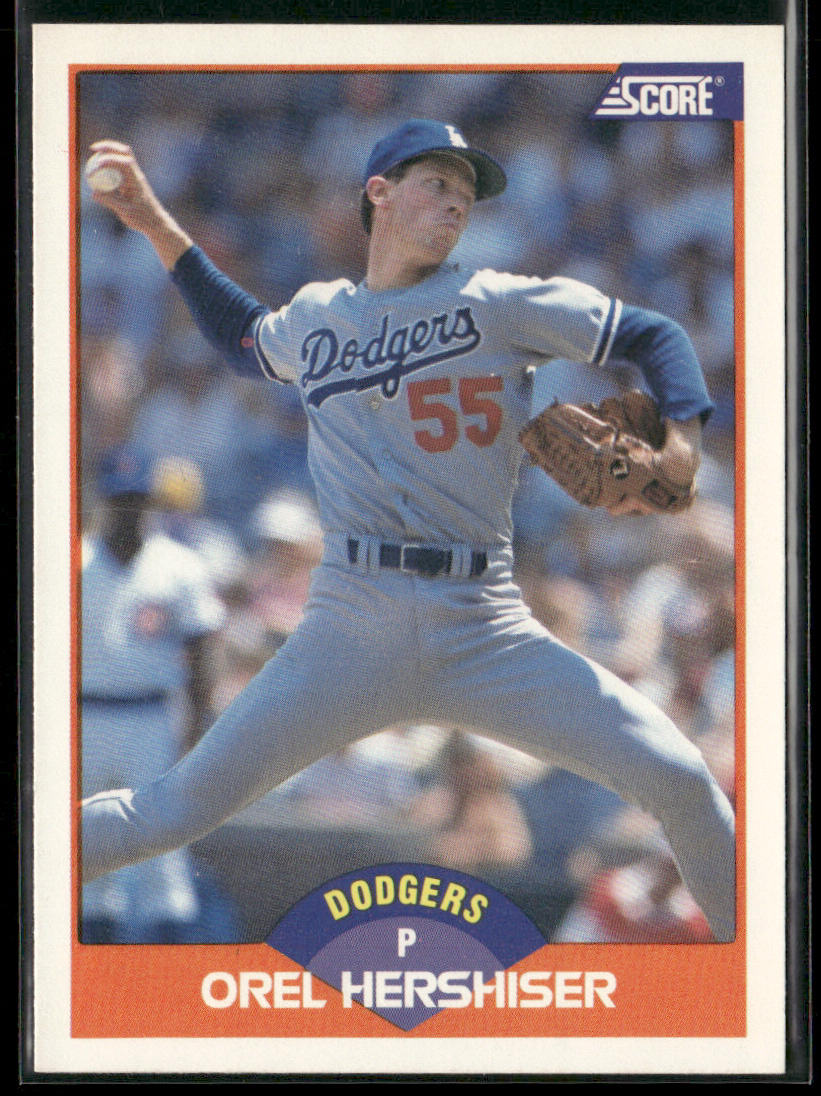 Orel Hershiser 1989 Score #370 Los Angeles Dodgers