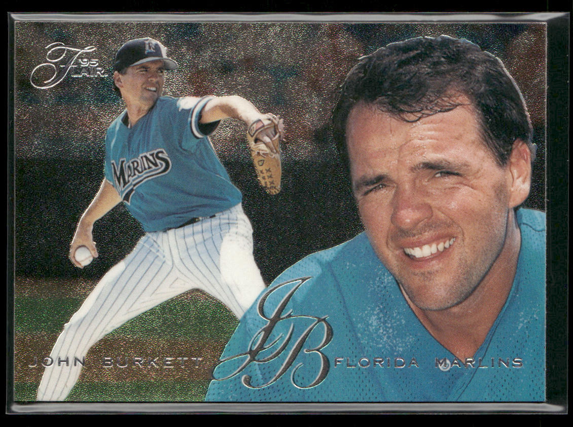 John Burkett 1995 Flair #350 Florida Marlins