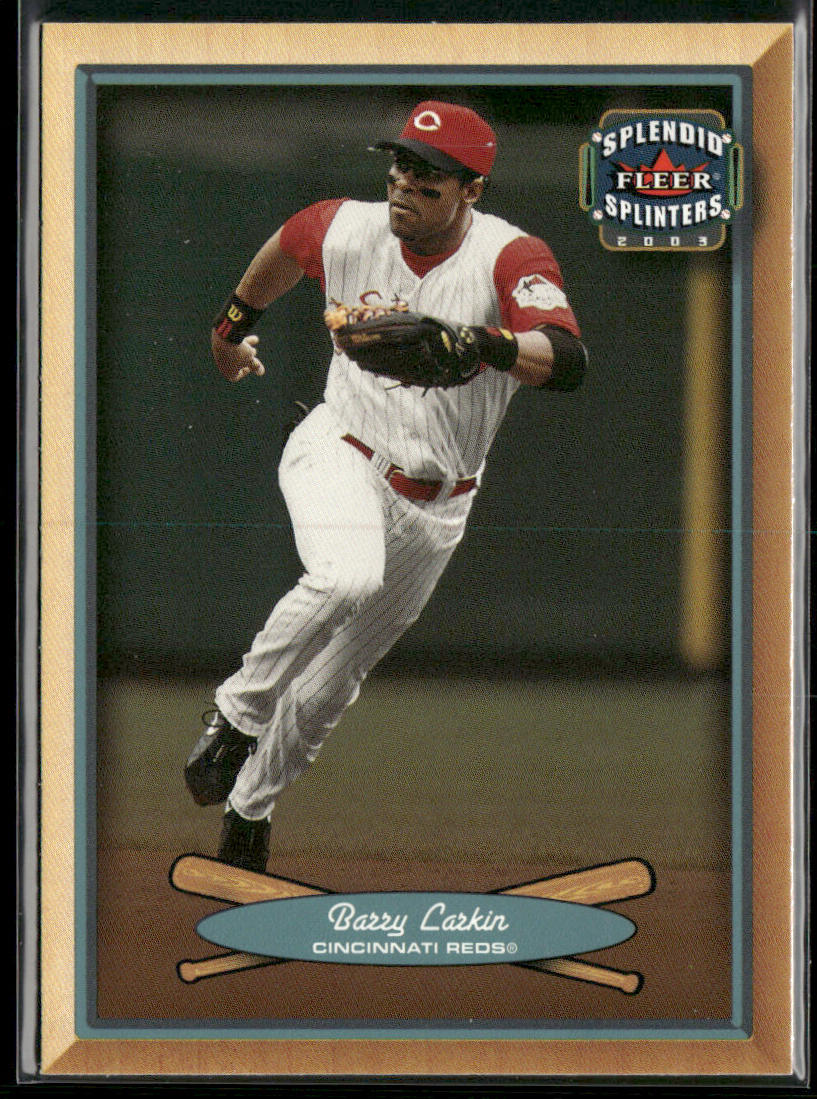 Barry Larkin 2003 Fleer Splendid Splinters #2 Cincinnati Reds