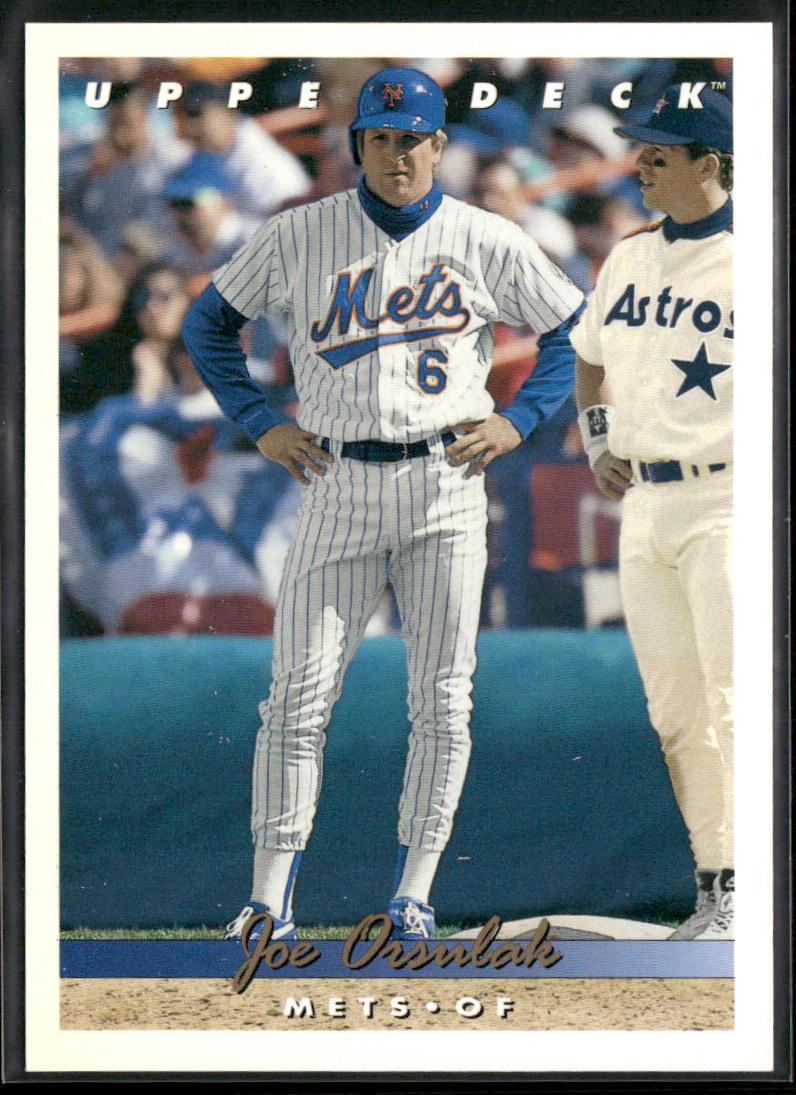 Joe Orsulak 1993 Upper Deck #712 New York Mets