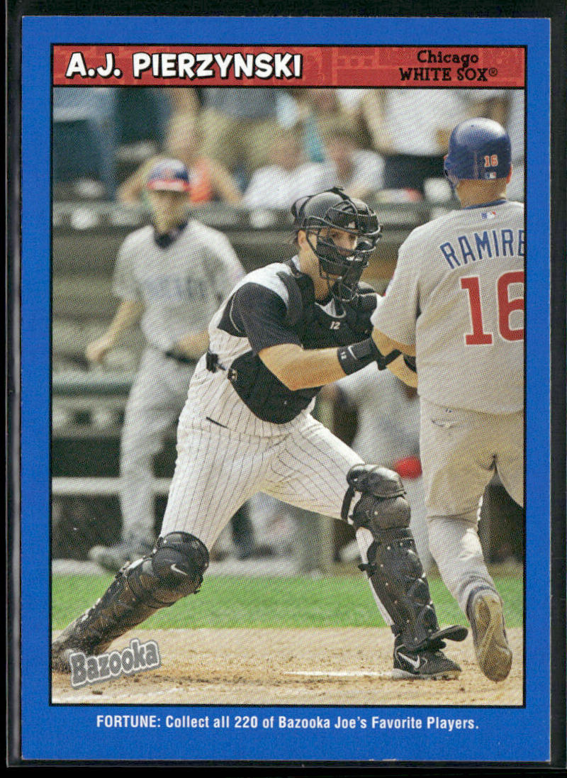 A.J. Pierzynski 2006 Bazooka Blue Fortune #72 Chicago White Sox