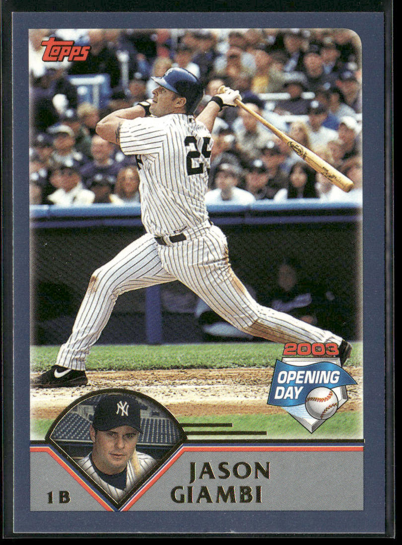 Jason Giambi 2003 Topps #30 New York Yankees