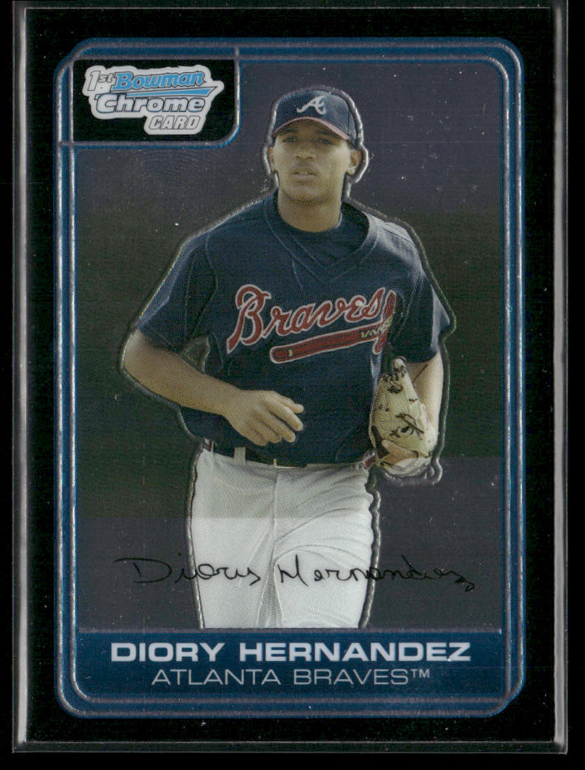 Diory Hernandez 2006 Bowman Chrome Prospects #BC44 Atlanta Braves