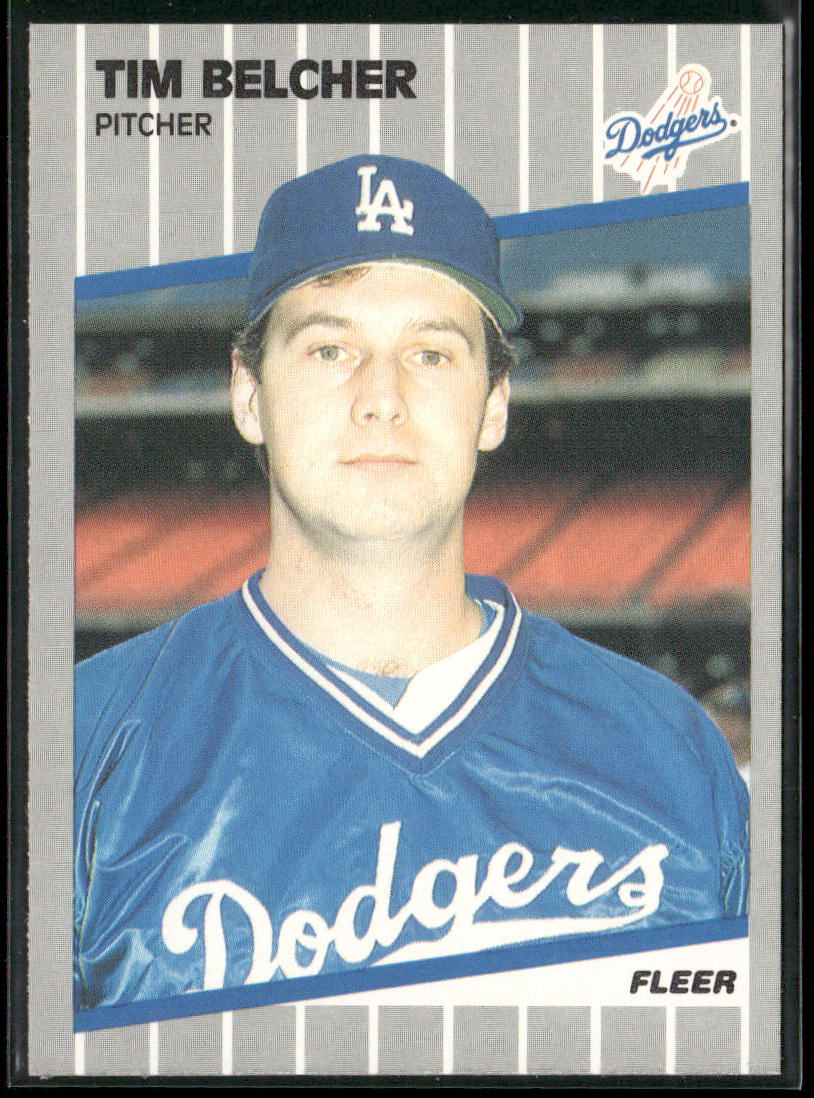 Tim Belcher 1989 Fleer #54 Los Angeles Dodgers