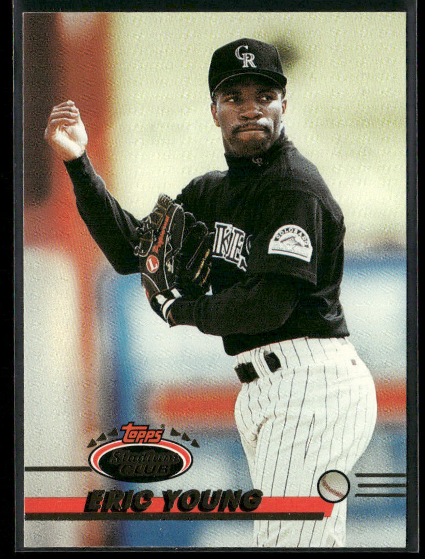 Eric Young 1993 Stadium Club #526 RC Colorado Rockies