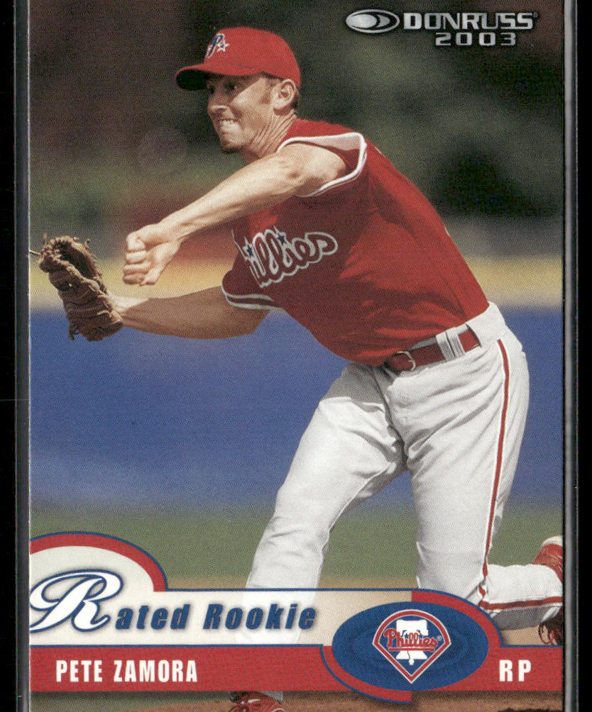Pete Zamora 2003 Donruss #50 Philadelphia Phillies