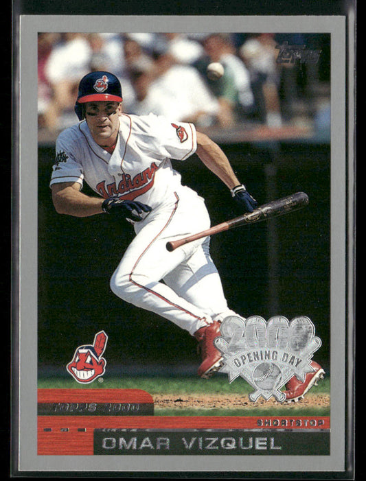 Omar Vizquel 2000 Topps Opening Day #134 Cleveland Indians