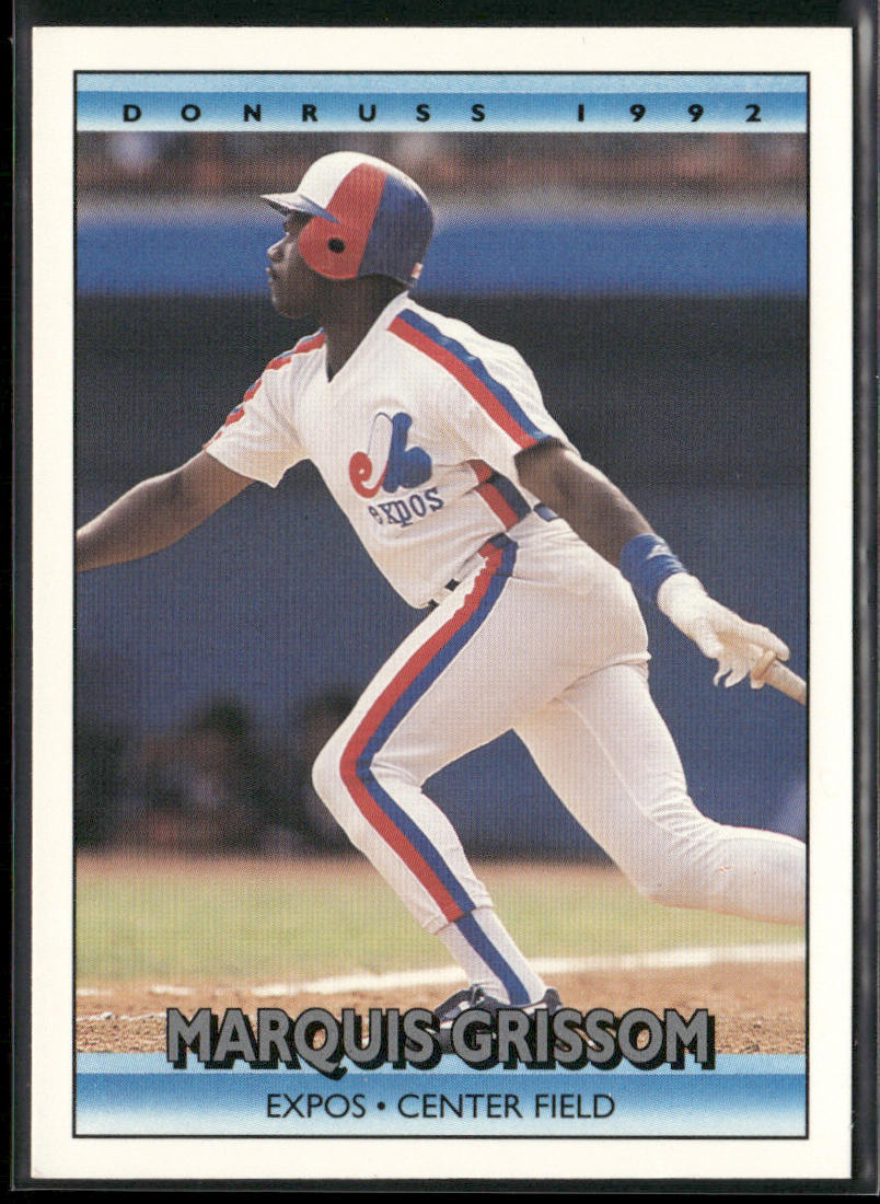 Marquis Grissom 1992 Donruss #137 Montreal Expos
