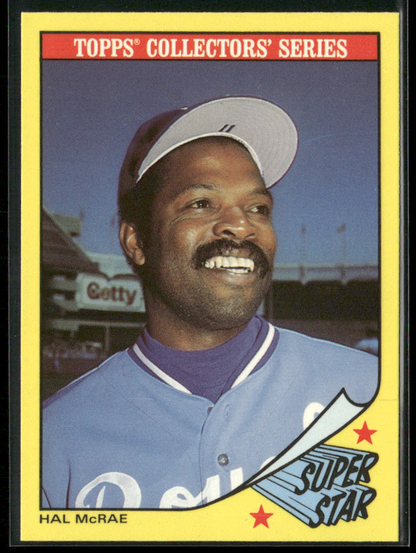Hal McRae 1986 Topps Baseball Champion Superstars #22 Kansas City Royals