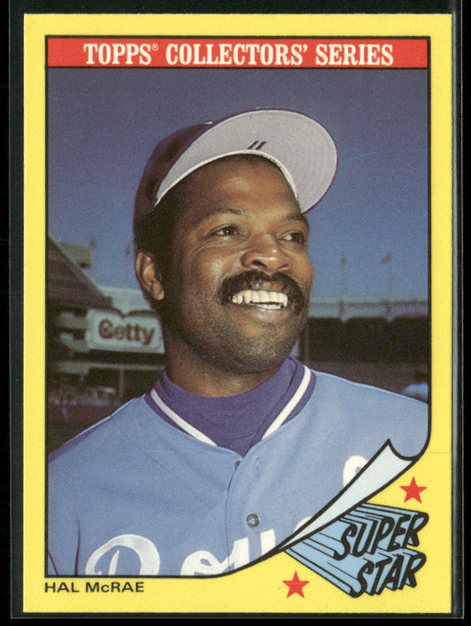 Hal McRae 1986 Topps Baseball Champion Superstars #22 Kansas City Royals