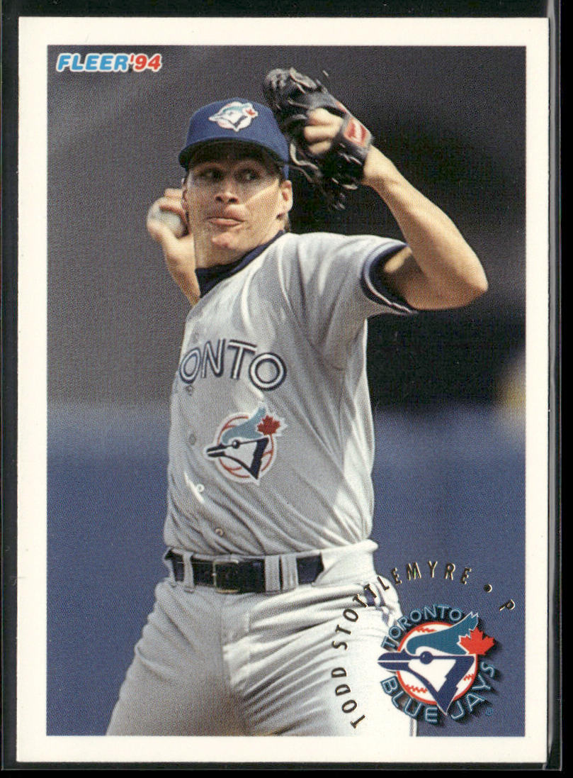 Todd Stottlemyre 1994 Fleer #344 Toronto Blue Jays