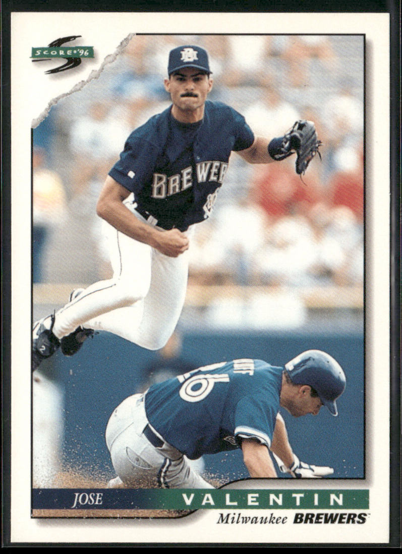 Jose Valentin 1996 Score #184 Milwaukee Brewers