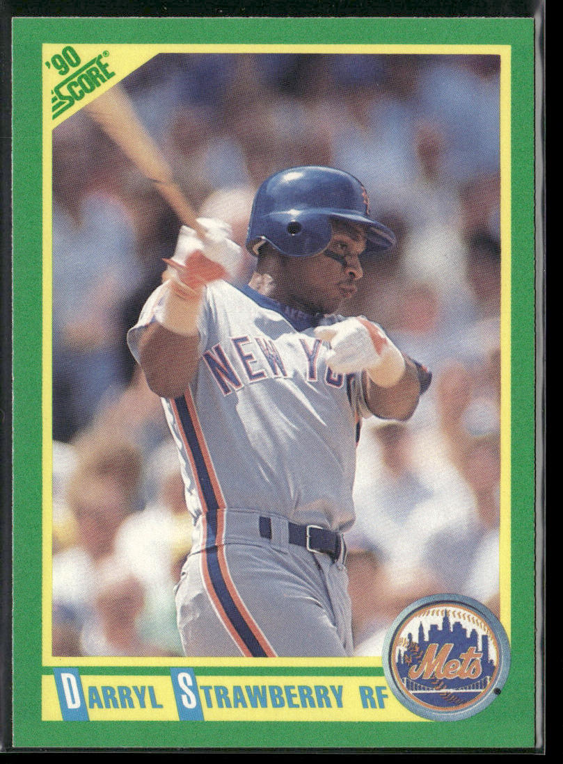 Darryl Strawberry 1990 Score #200 New York Mets