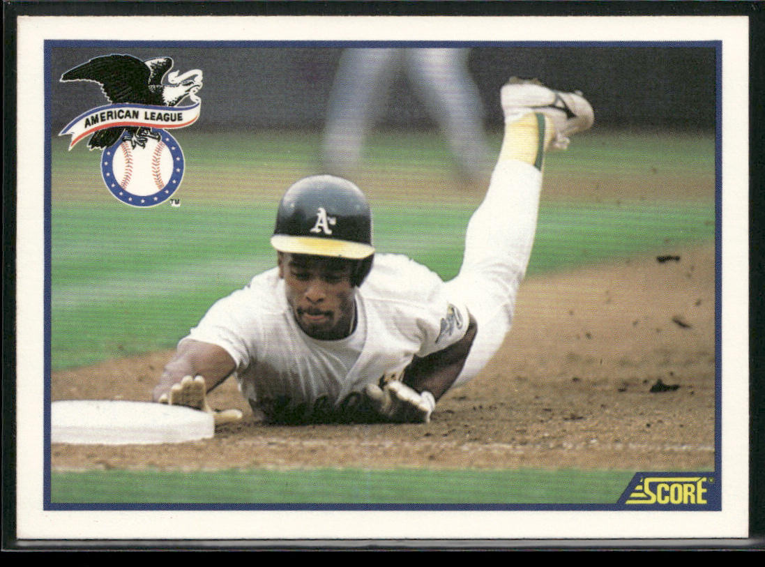 Rickey Henderson 1990 Score #698 Oakland Athletics