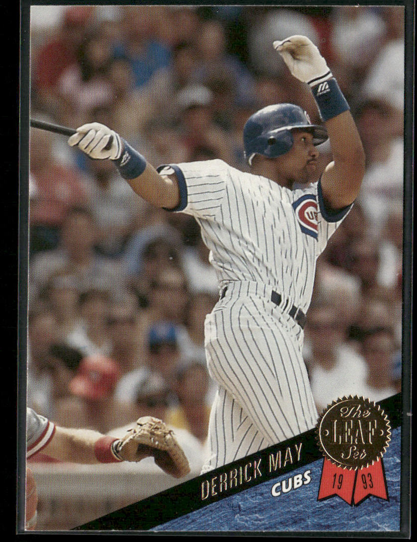 Derrick May 1993 Leaf #200 Chicago Cubs