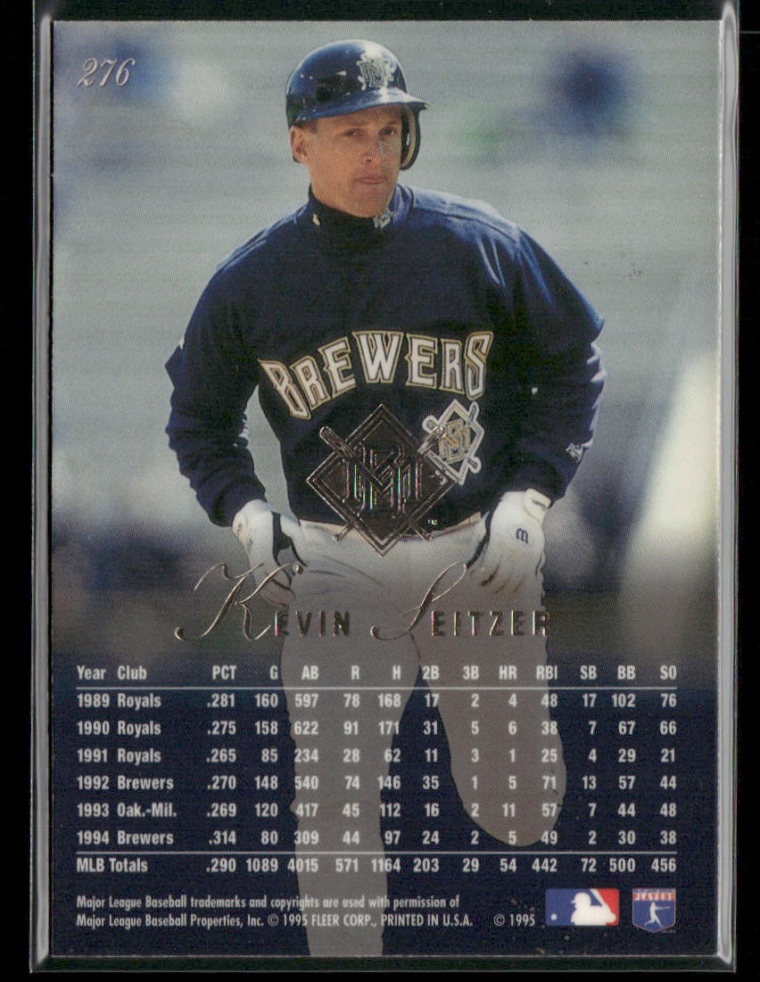 Kevin Seitzer 1995 Flair #276 Milwaukee Brewers
