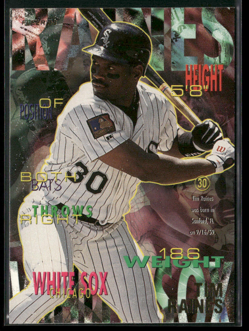 Tim Raines 1995 Fleer #127 Chicago White Sox