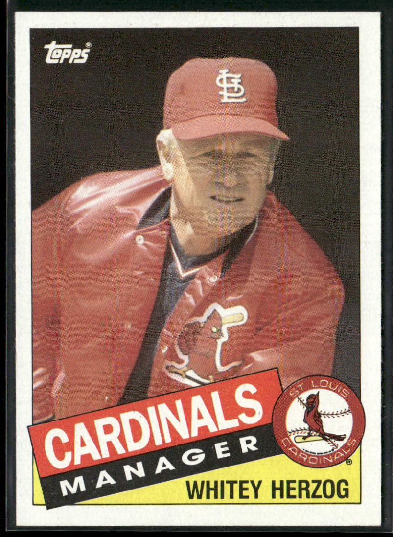Whitey Herzog 1985 Topps #683 St. Louis Cardinals