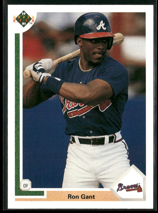 Ron Gant 1991 Upper Deck #361b Atlanta Braves