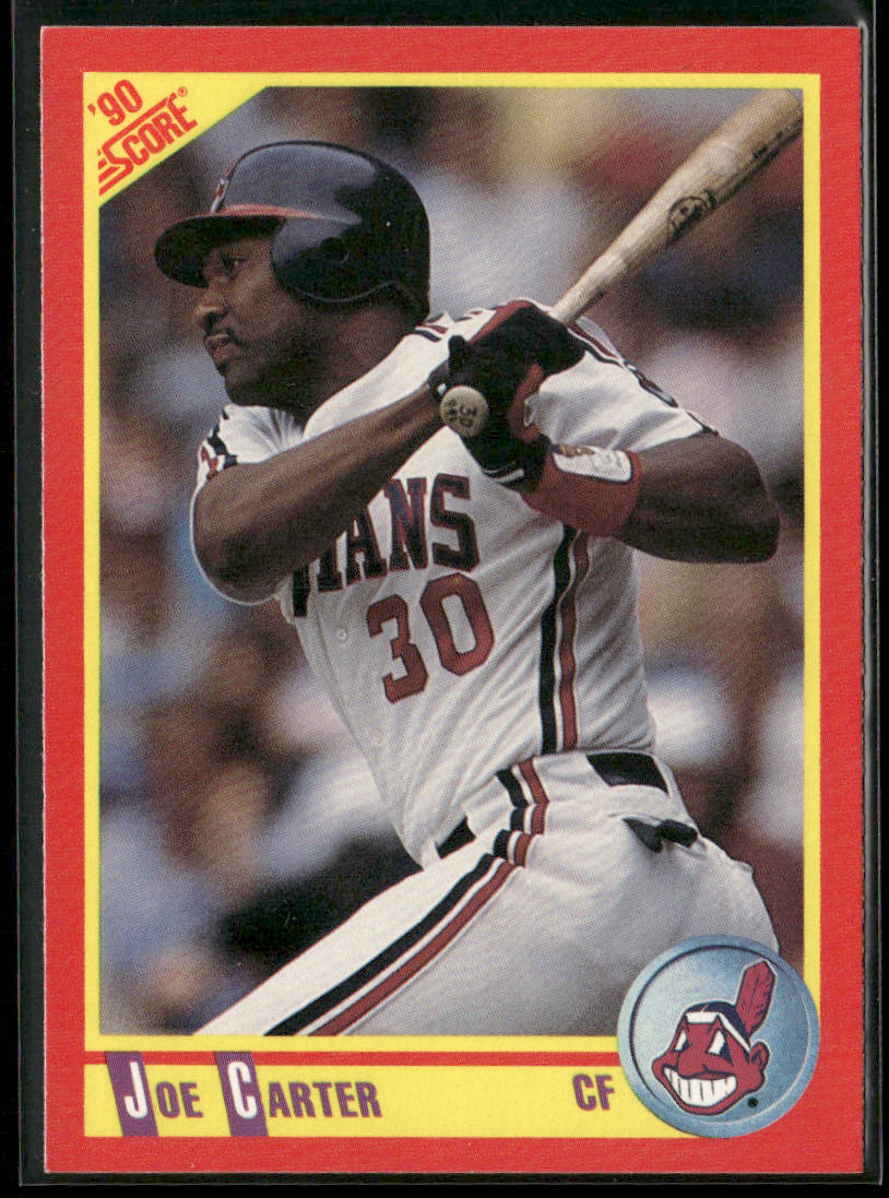 Joe Carter 1990 Score #319 Cleveland Indians