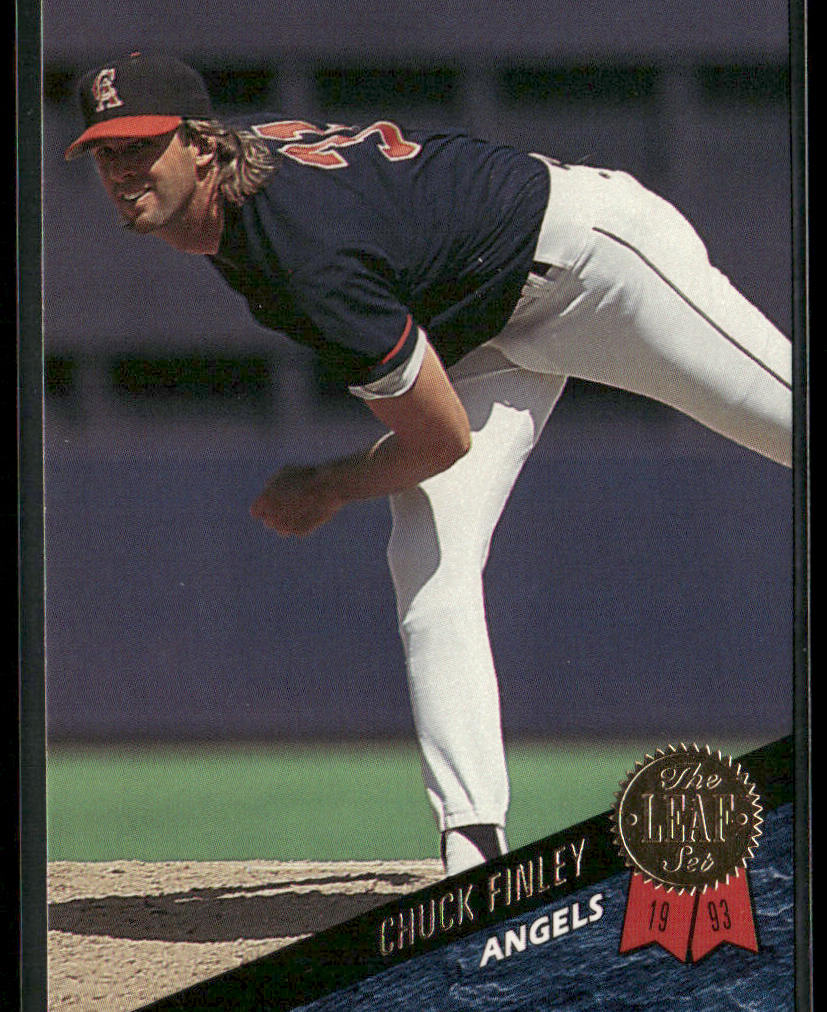 Chuck Finley 1993 Leaf #292 California Angels