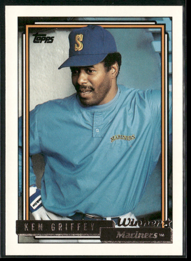 Ken Griffey 1992 Topps Gold Winners #250 Seattle Mariners