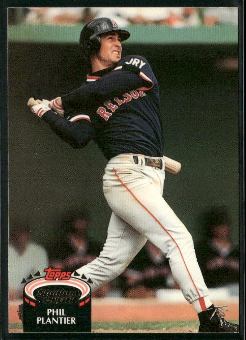Phil Plantier 1992 Stadium Club #760b Boston Red Sox