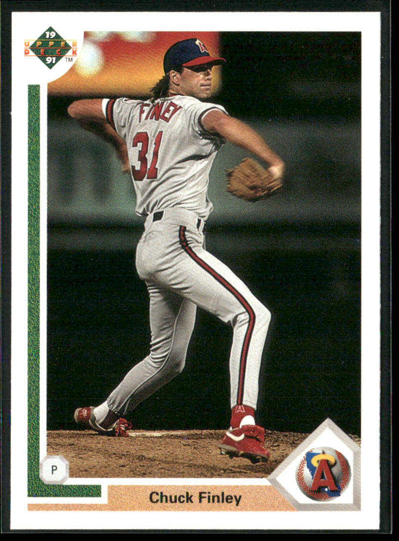 Chuck Finley 1991 Upper Deck #437b California Angels