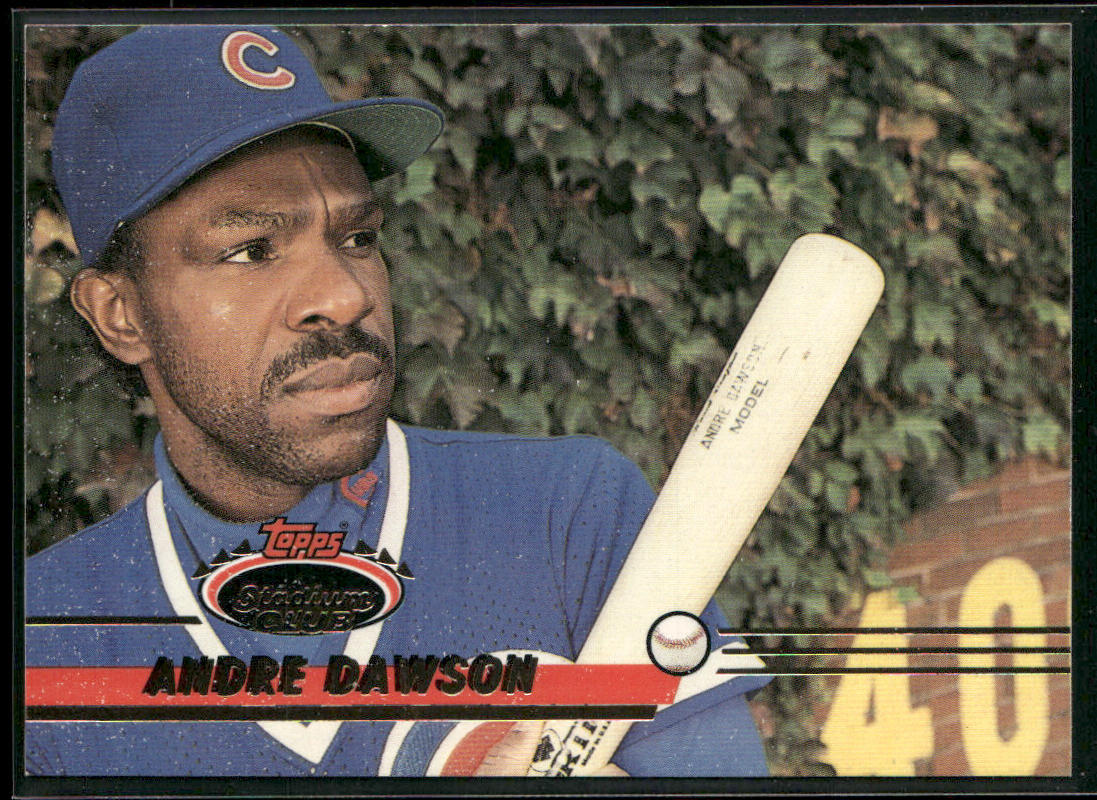 Andre Dawson 1993 Stadium Club #203 Chicago Cubs