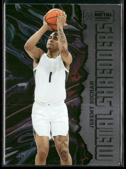 Jeremy Sochan 2022 SkyBox Metal Universe Champions #102