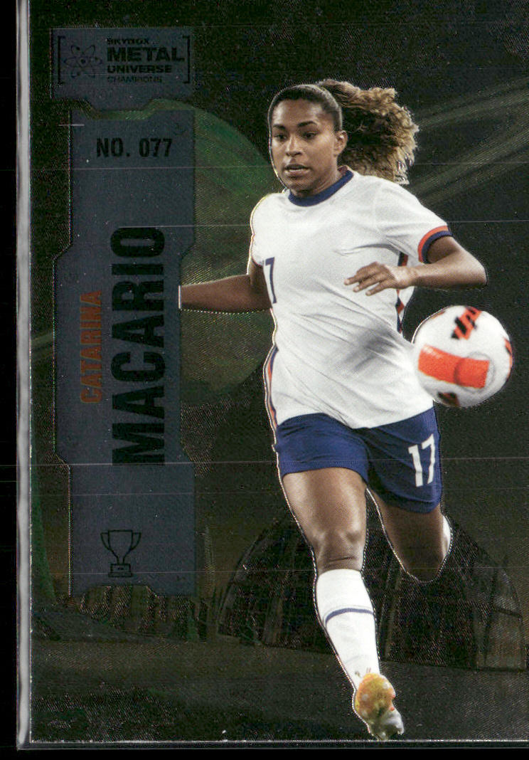 Catarina Macario 2022 SkyBox Metal Universe Champions #077