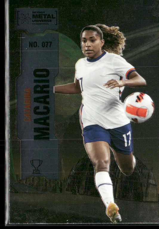 Catarina Macario 2022 SkyBox Metal Universe Champions #077