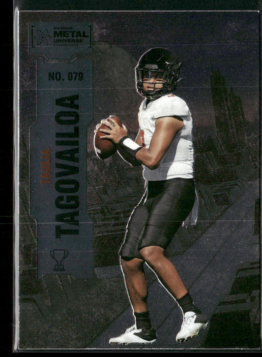 Taulia Tagovailoa 2022 SkyBox Metal Universe Champions #079