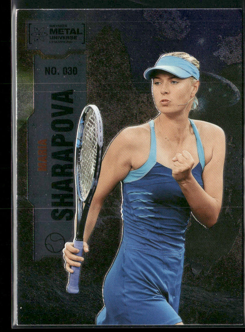 Maria Sharapova 2022 SkyBox Metal Universe Champions #030
