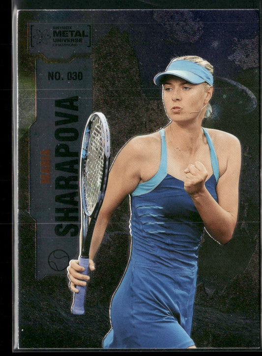 Maria Sharapova 2022 SkyBox Metal Universe Champions #030