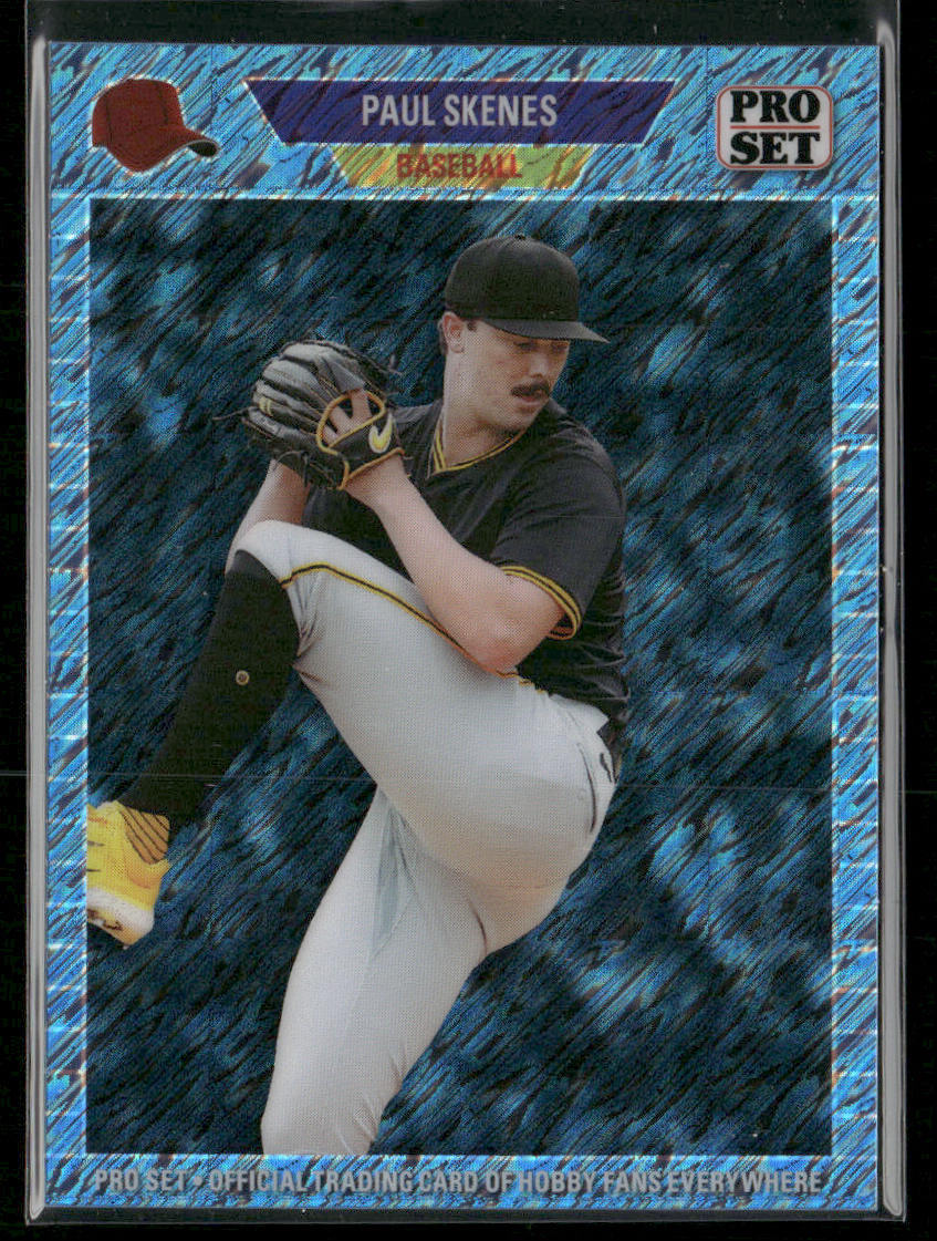 Paul Skenes 2024 Leaf Collective Promo Set 1989 Pro Light Blue Shimmer #89B-5