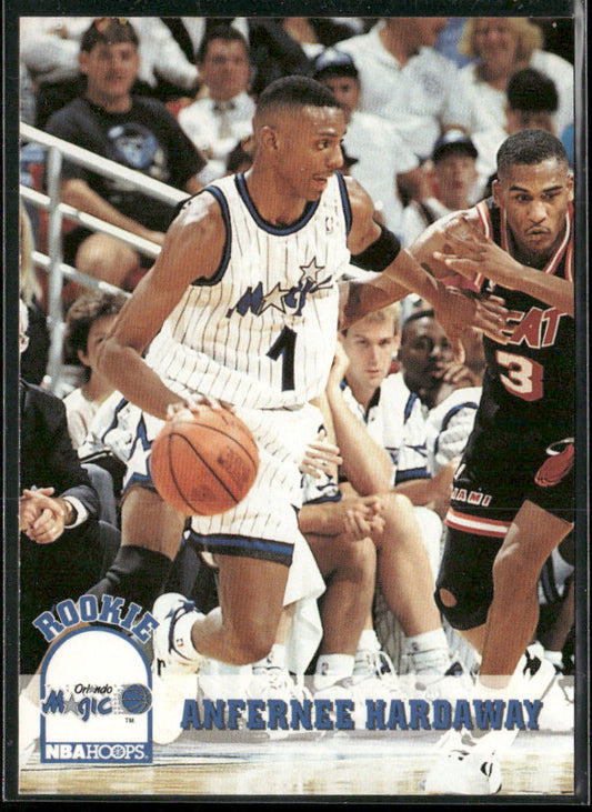 Anfernee Hardaway 1993-94 Hoops #380 RC Orlando Magic