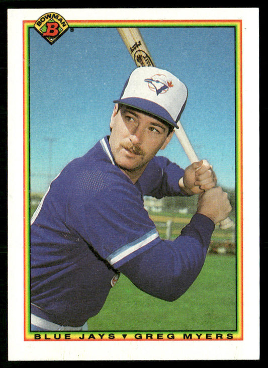 Greg Myers 1990 Bowman #520 Toronto Blue Jays