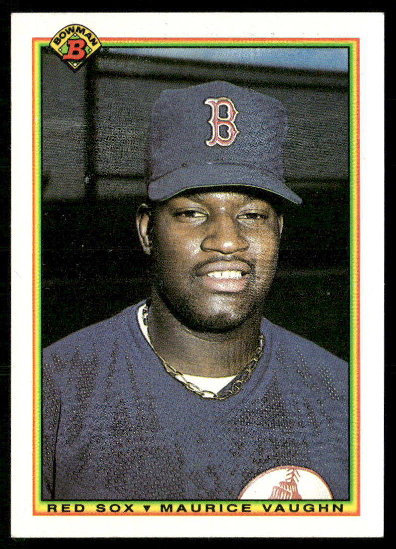 Maurice Vaughn 1990 Bowman #275 RC Boston Red Sox