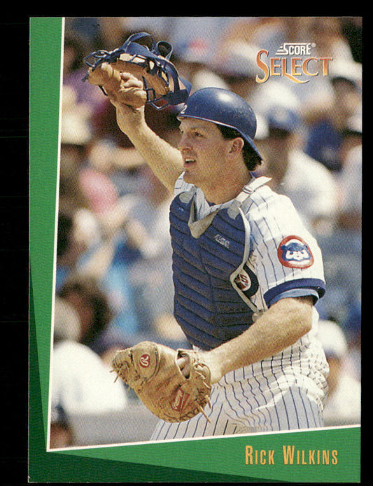 Rick Wilkins 1993 Select #390 Chicago Cubs