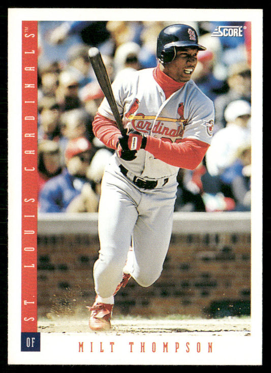 Milt Thompson 1993 Score #397 St. Louis Cardinals
