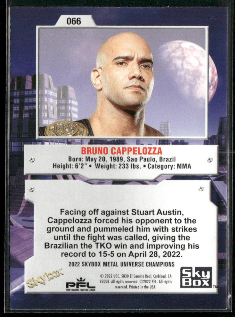 Bruno Cappelozza 2022 SkyBox Metal Universe Champions #066