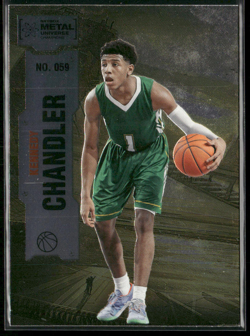 Kennedy Chandler 2022 SkyBox Metal Universe Champions #059 front