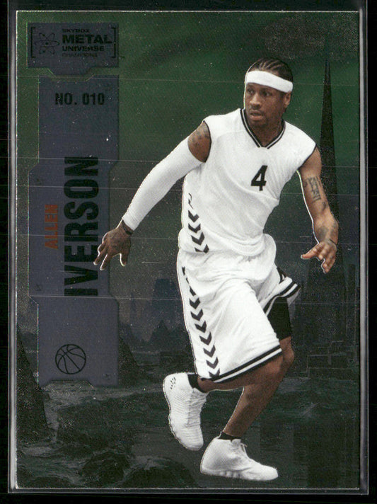 Allen Iverson 2022 SkyBox Metal Universe Champions #010