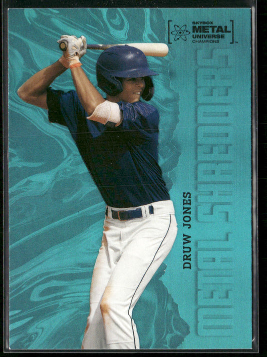 Druw Jones 2022 SkyBox Metal Universe Champions Aqua #150