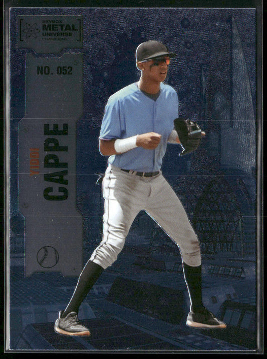 Yiddi Cappe 2022 SkyBox Metal Universe Champions #052 New York Yankees