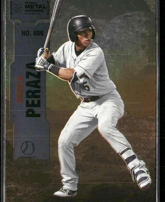 Oswald Peraza 2022 SkyBox Metal Universe Champions #006